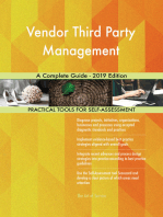 Vendor Third Party Management A Complete Guide - 2019 Edition