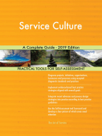 Service Culture A Complete Guide - 2019 Edition