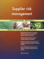 Supplier risk management A Complete Guide - 2019 Edition