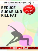 Effective Words (1472 +) to Reduce Sugar and Kill Fat