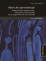 Años de aprendizaje: Subjetividad adolescente, literatura y formación en la Argentina de los sesenta