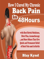 How I Cured My Chronic Back Pain in 48Hours