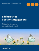 Sächsisches Bestattungsgesetz: Aktuelle Fassung vom 26. April 2018