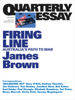 Quarterly Essay 62 Firing Line