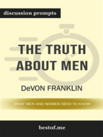 Summary: "The Truth About Men: What Men and Women Need to Know" by DeVon Franklin | Discussion Prompts