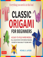 Classic Origami for Beginners Kit Ebook: 45 Easy-to-Fold Paper Models: Full-color step-by-step instructional ebook