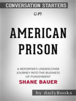 American Prison: A Reporter's Undercover Journey into the Business of Punishment by Shane Bauer | Conversation Starters