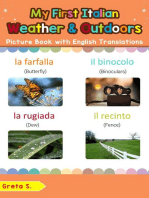 My First Italian Weather & Outdoors Picture Book with English Translations: Teach & Learn Basic Italian words for Children, #9