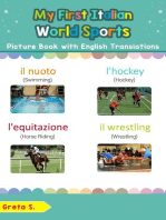 My First Italian World Sports Picture Book with English Translations