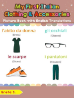 My First Italian Clothing & Accessories Picture Book with English Translations: Teach & Learn Basic Italian words for Children, #11