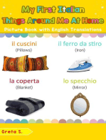 My First Italian Things Around Me at Home Picture Book with English Translations: Teach & Learn Basic Italian words for Children, #15