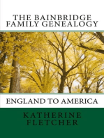 The Bainbridge Family History