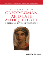 A Companion to Greco-Roman and Late Antique Egypt