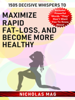 1505 Decisive Whispers to Maximize Rapid Fat-loss, and Become More Healthy