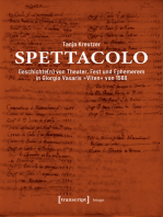 Spettacolo: Geschichte(n) von Theater, Fest und Ephemerem in Giorgio Vasaris »Viten« von 1568