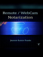 Remote/WebCam Notarization 