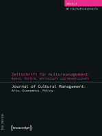 Zeitschrift für Kulturmanagement: Kunst, Politik, Wirtschaft und Gesellschaft: Jg. 4, Heft 2: Wirtschaftsästhetik