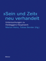 »Sein und Zeit« neu verhandelt: Untersuchungen zu Heideggers Hauptwerk