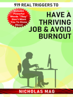 919 Real Triggers to Have a Thriving Job & Avoid Burnout