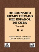 Diccionario ejemplificado del español de Cuba. Tomo II