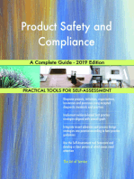 Product Safety and Compliance A Complete Guide - 2019 Edition