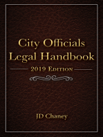 City Officials Legal Handbook: 2019 Edition