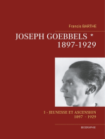 Joseph Goebbels: Partie 1  (1897 - 1929) : Jeunesse et ascension