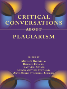 Critical Conversations About Plagiarism by Michael Donnelly ...