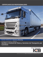 UF0925: GESTIÓN Y CONTROL DE FLOTAS Y SERVICIOS DE TRANSPORTE POR CARRETERA (COML0109)