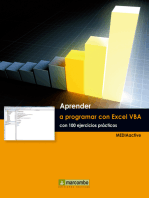 Aprender a programar con Excel VBA con 100 ejercicios práctico