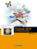Aprender Outlook 2010 con 100 ejercicios prácticos