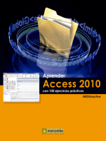 Aprender Access 2010 con 100 ejercicios prácticos