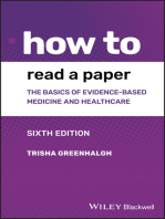 How to Read a Paper: The Basics of Evidence-based Medicine and Healthcare