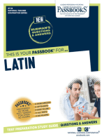 LATIN: Passbooks Study Guide