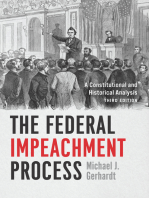 The Federal Impeachment Process: A Constitutional and Historical Analysis, Third Edition