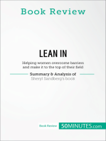 Book Review: Lean in by Sheryl Sandberg: Helping women overcome barriers and make it to the top of their field