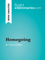 Homegoing by Yaa Gyasi (Book Analysis): Detailed Summary, Analysis and Reading Guide