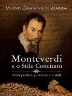 Monteverdi e o stile concitato - uma poética guerreira em 1638: Uma poética guerreira em 1638