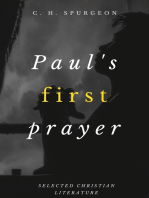 Paul's First Prayer