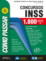 Como passar em concursos do INSS: 1.800 questões comentadas