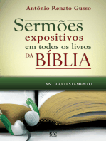 Sermões expositivos em todos os livros da Bíblia - Antigo Testamento