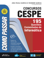 Como passar em concursos CESPE: informática: 195 questões comentadas de informática