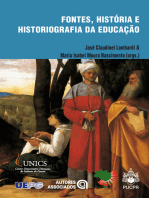Fontes, história e historiografia da educação