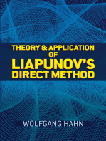 Theory and Application of Liapunov's Direct Method