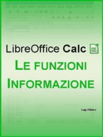 LibreOffice Calc - Le funzioni Informazione