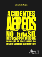 Acidentes aéreos no brasil: redução por meio da formação de professores do ensino superior aeronáutico