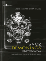 A Voz "Demoníaca" Encenada: Uma Análise do Discurso do Death Metal