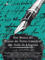 Em busca do prazer do texto literário em aula de Línguas