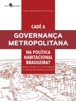 Cadê a governança metropolitana na política habitacional brasileira?: Desafios, resistências e potencialidades no território metropolitano de Brasília