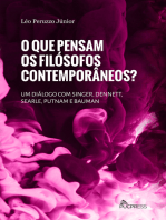 O que pensam os filósofos contemporâneos: um diálogo com Singer, Dennett, Searle, Putnam e Bauman